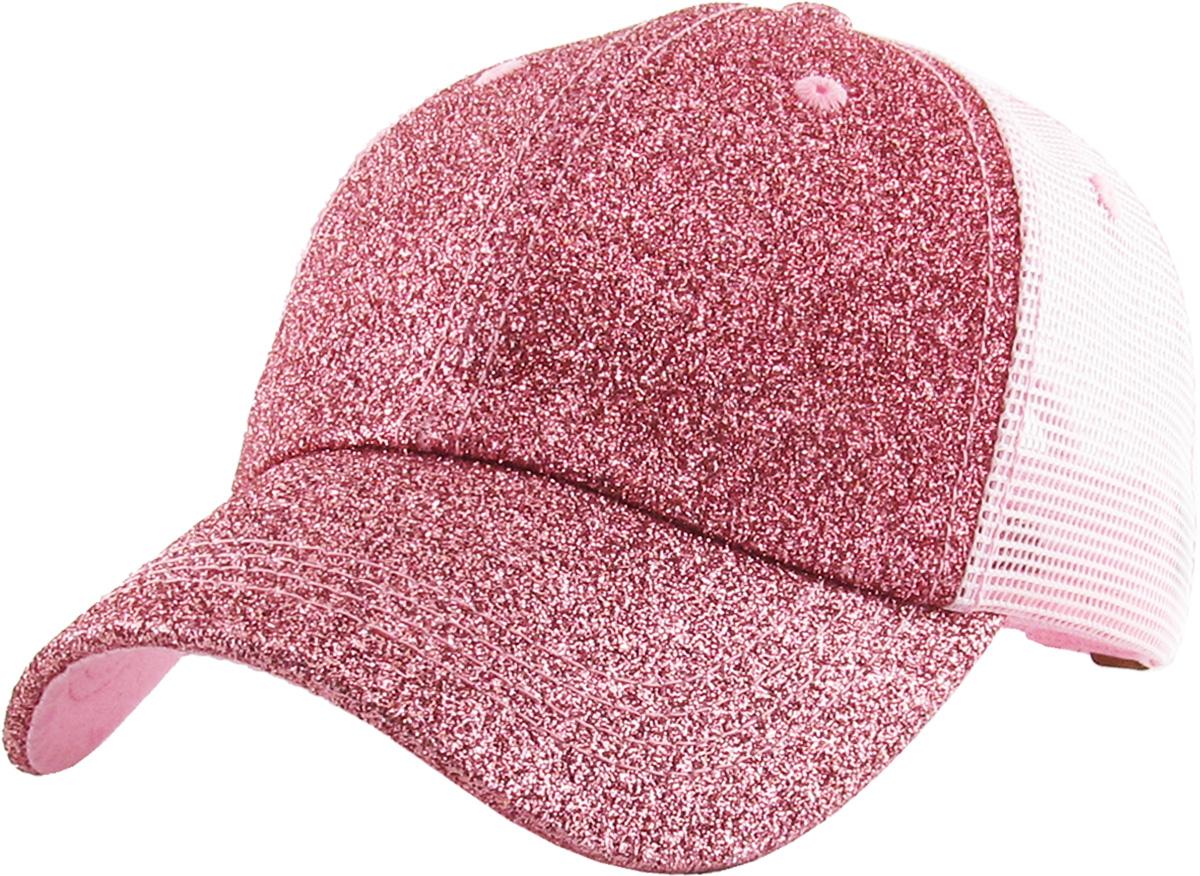 Glitter Meshback Baseball Cap | KBETHOS